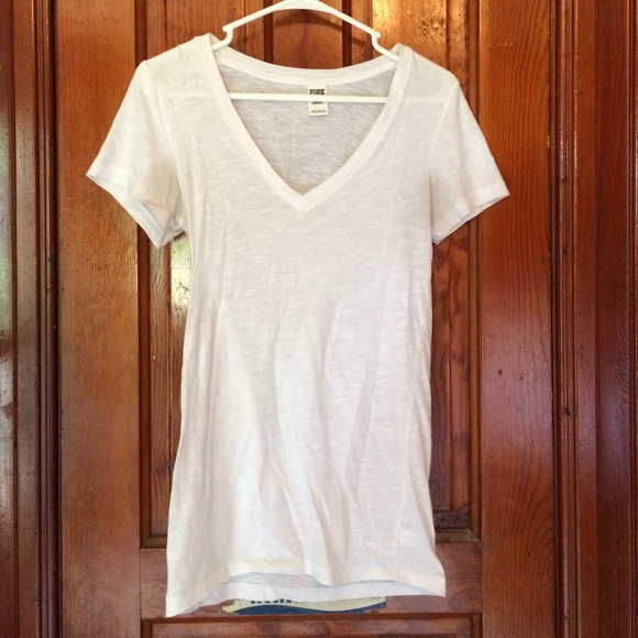 White V-Neck - Picture 1 of 4