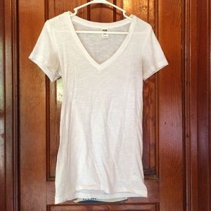 White V-Neck