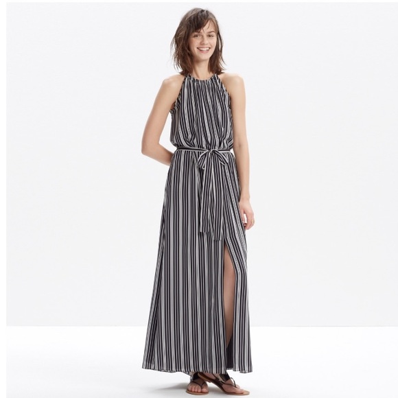 Madewell Dresses & Skirts - ⚡️SALE⚡️Madewell Silk Maxi Dress in Stripe