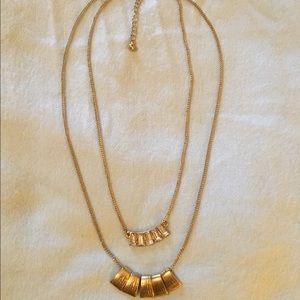 Double strand fashion necklace