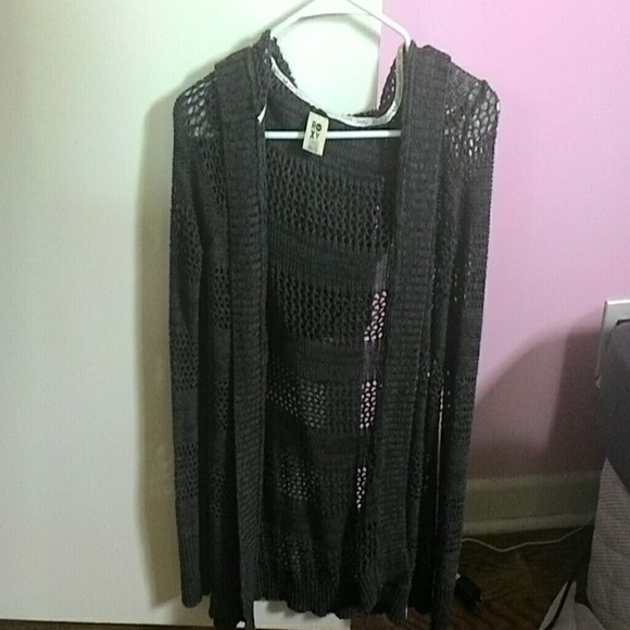 Grey cardigan