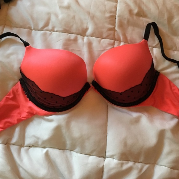 Victoria's Secret bright coral bra