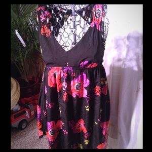 ROXY FLORAL OPEN BACK DRESS