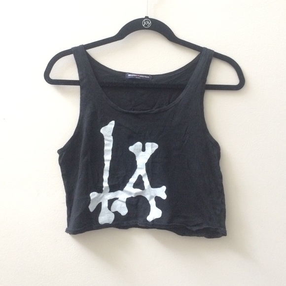 Brandy Melville LA Tank in Black
