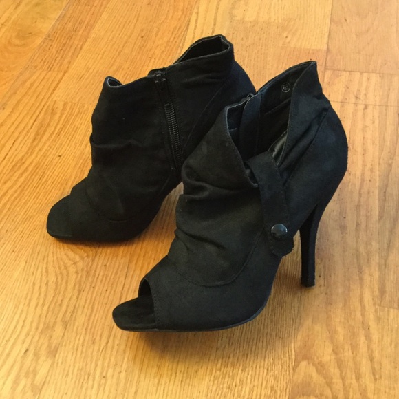 Black ankle boots