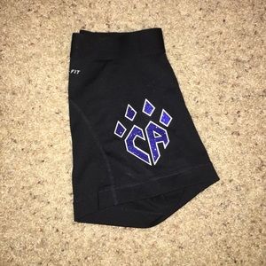 panthers NCA outfit spandex