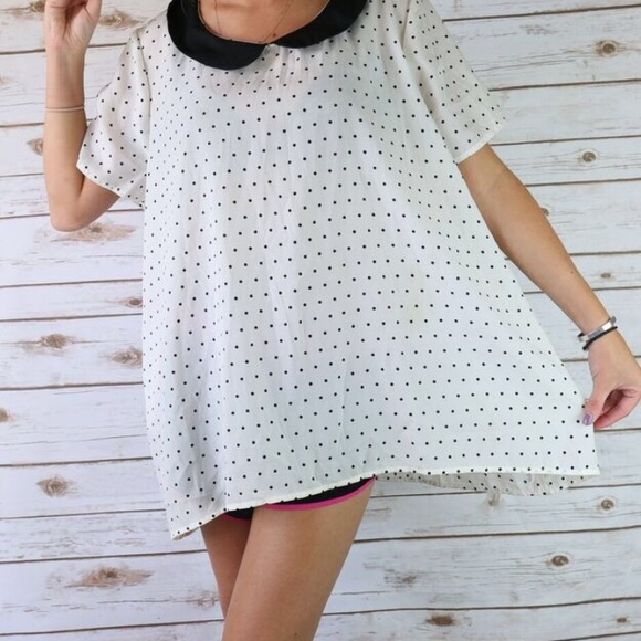 Polka dot tunic