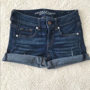 American Eagle Dark Denim Shorts