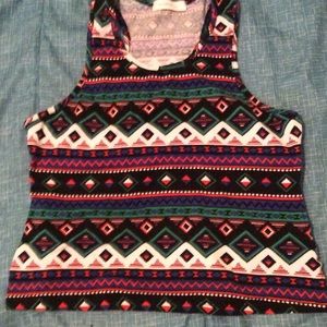 Pattern crop top