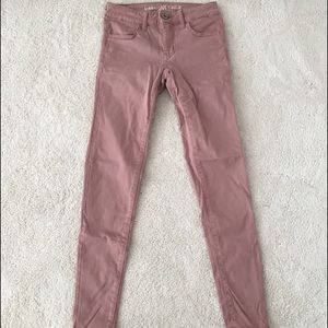 American Eagle Pink Jeggings