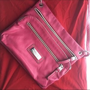 Telic Cross Body Purse in Hot Pink