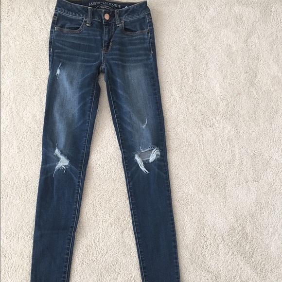 American Eagle ripped jeggings - Picture 1 of 1