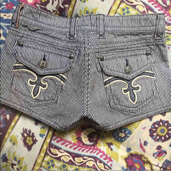 Rock Revival stripe shorts