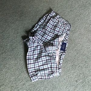 Plaid shorts