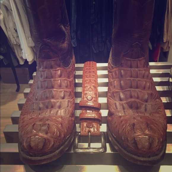 Authentic Ferrini Alligator Men's Boots