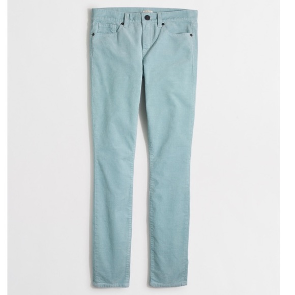 J. Crew Skinny Cords in Barely Blue