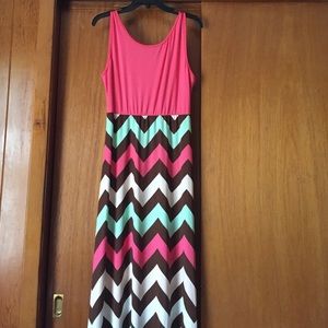 Floor length maxi dress