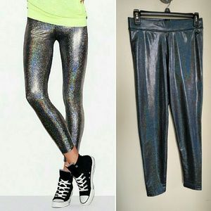 Victoria's Secret Metallic Leggings NWOT