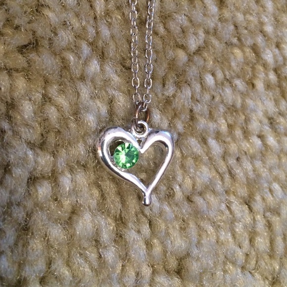 SOLD!! August birthstone peridot necklace