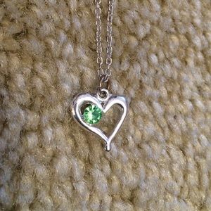 SOLD!! August birthstone peridot necklace