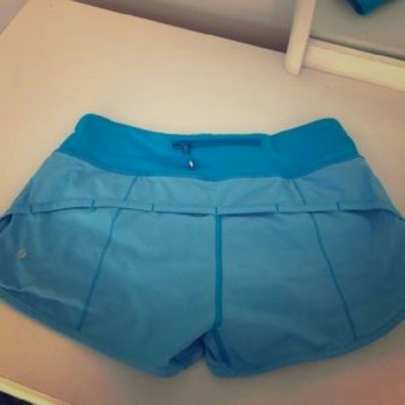 Sky Blue Luluemon yoga shorts !