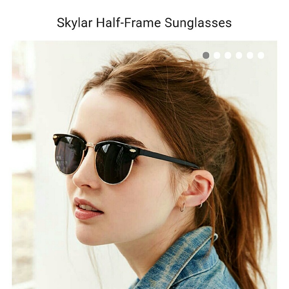 Urban Outfitters Skylar Half-Frame Sunglasses