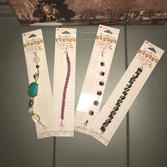 🔱LOT OF 4 BRACELET BARS!!🔱
