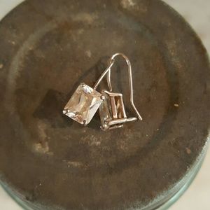 Silpada sterling silver cubic zirconia earrings