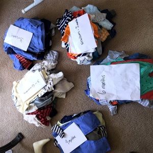Bunch of baby clothes newborn to 9 months
