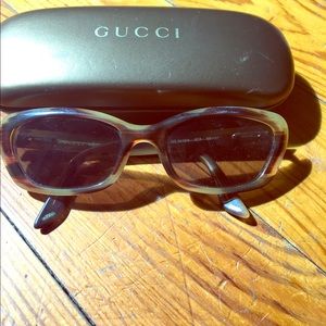 Vintage Authentic Gucci Sunglasses and Case