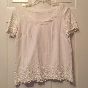 Embroidered Shirt and Skirt