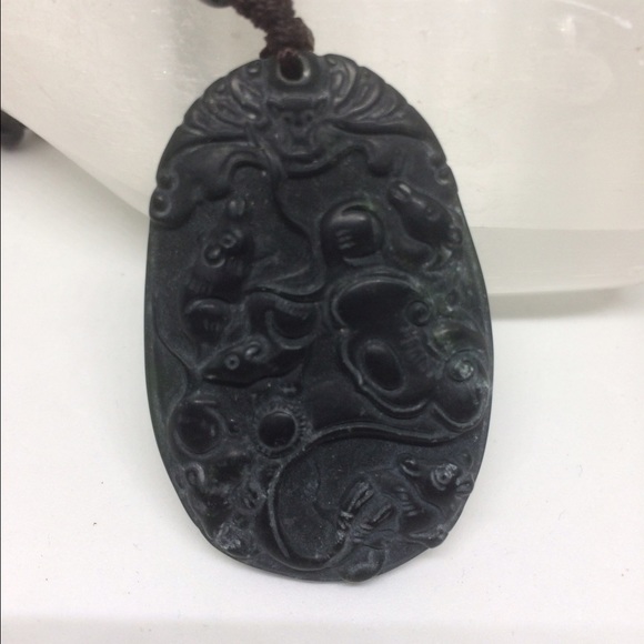 ⬇️SALE!‼️⬇️HAND CARVED Obsidian Dragon and Phoenix - Picture 7 of 7