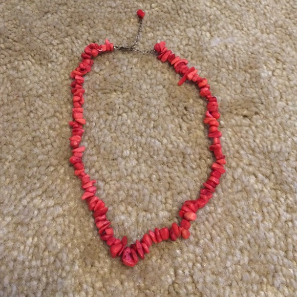 SOLD!!! Coral stone necklace