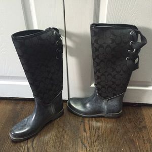 Coach Rain boots