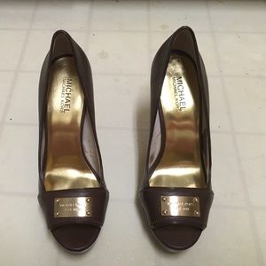 Michael Kors high heels in dark brown