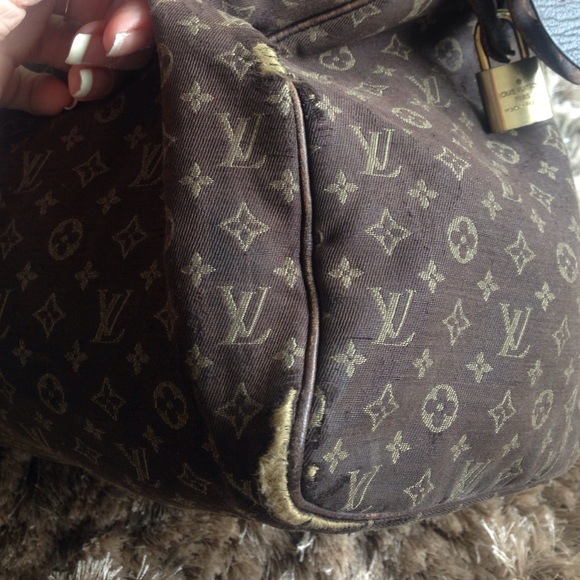 SOLD Authentic Louis Vuitton mini lin speedy - Picture 2 of 4