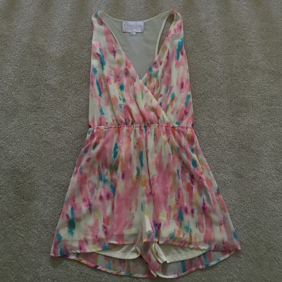 Bright Romper NEVER WORN