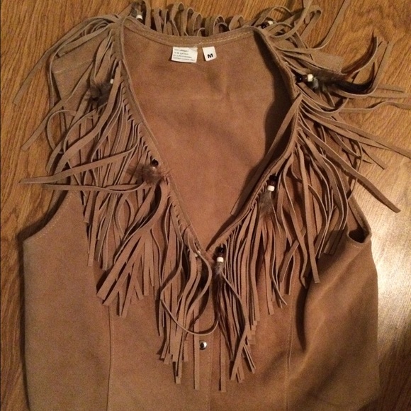 Vintage suede vest