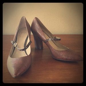 Adorable brown Mary Janes
