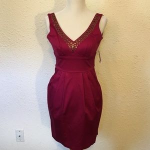 Fuscia sleeveless dress