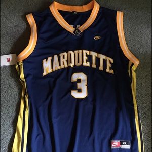 Dwyane wade Marquette home college Nike jersey