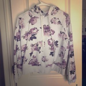 Floral Pullover Hoodie