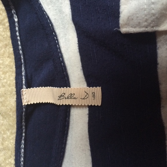 Blue and white striped crop top - Picture 2 of 2