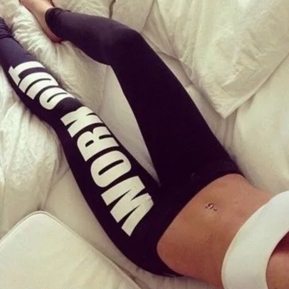 ❗️Last 1❗️Black & Pink Athletic Sport Yoga Pants - Picture 3 of 4