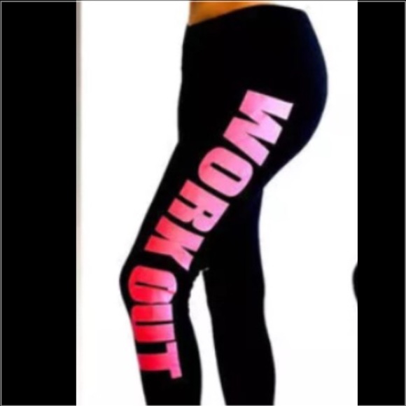 ❗️Last 1❗️Black & Pink Athletic Sport Yoga Pants - Picture 4 of 4