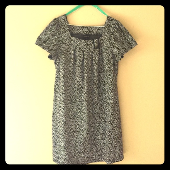 Grey and Black Dress