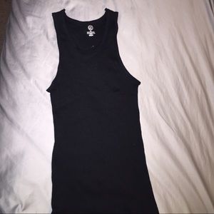 Black tank top