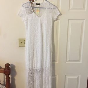 NWT Tommy Bahama white lace maxi dress