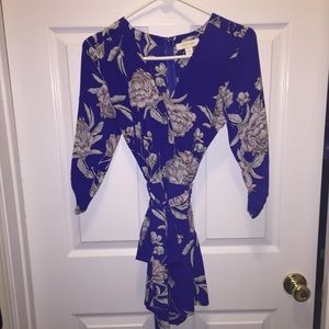 Liz Silk Romper in Royal Blue Carnation 💙