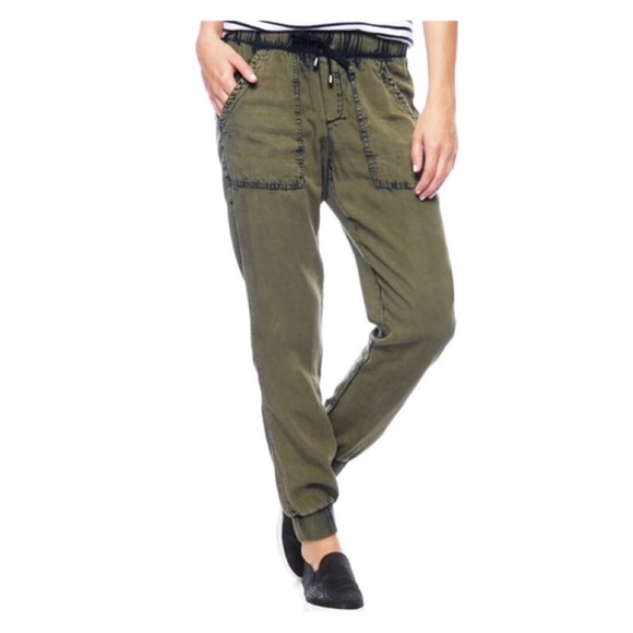 Splendid River Rock Acid Wash Jogger Pants